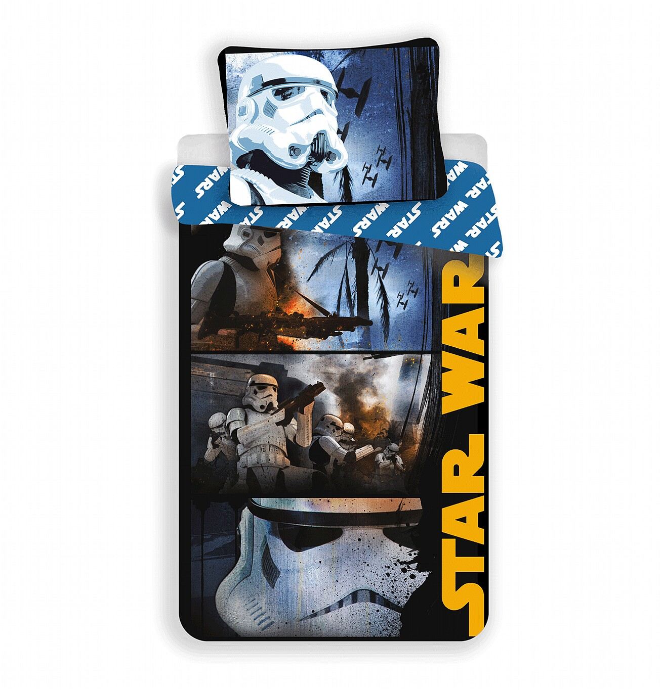 Povlečení bavlna Star Wars Stormtroopers 140x200, 70x90 cm