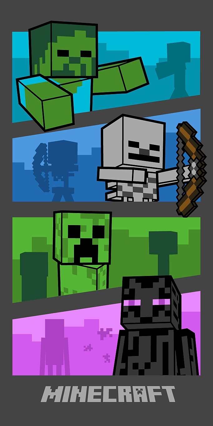 Osuška Minecraft Adventure is an Attitude 70x140 cm