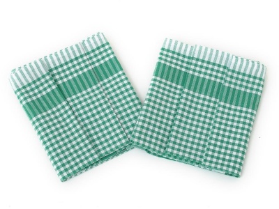 Utěrka PAR zelenobílá  kostka 3 ks