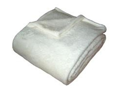 Super soft deka Dadka bílá 150x200 cm II.jakost