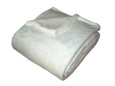 Super soft deka Dadka bílá 150x100 cm  II.jakost