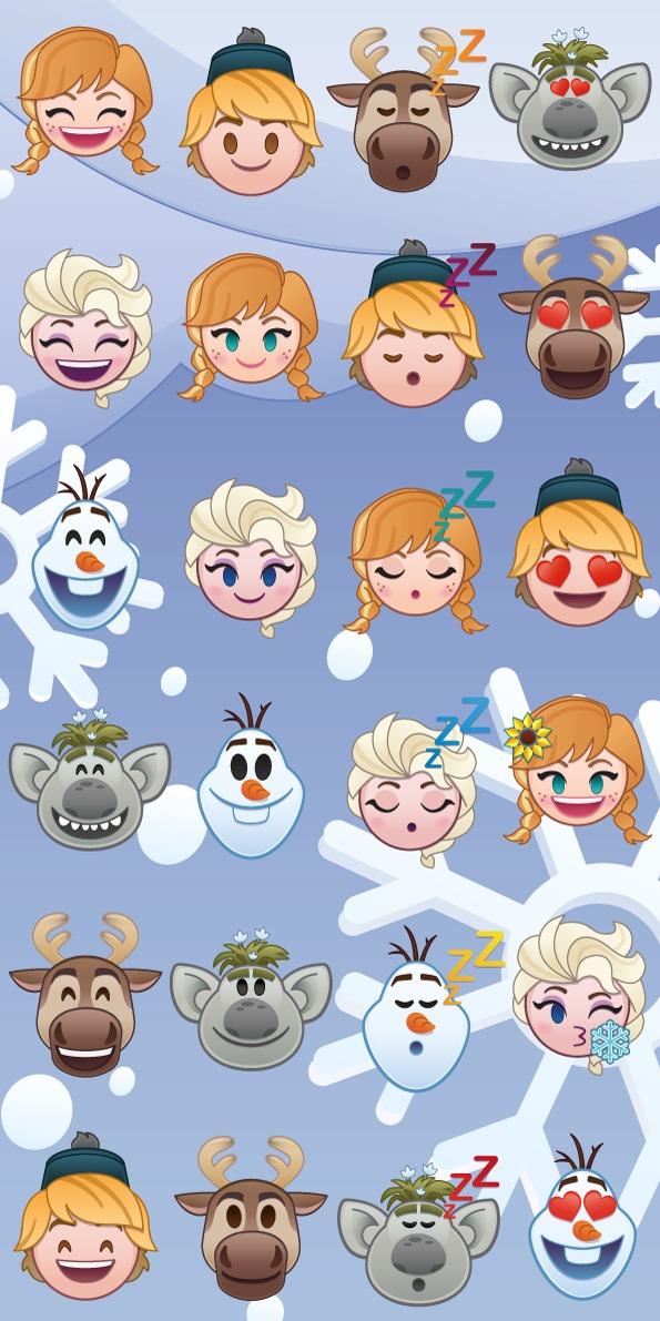 Osuška Frozen emoji 02 70x140 cm