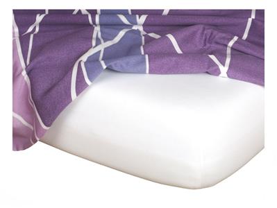 Jersey prostěradlo 100x200x20 cm bílé Nestandard