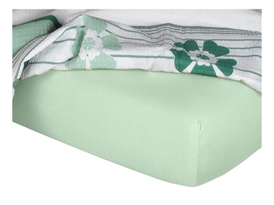 Jersey prostěradlo 60x120x10 cm II.jakost mentol