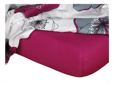 Jersey prostěradlo 60x120x10 cm II.jakost ostružina