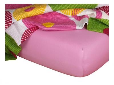 Jersey prostěradlo 60x120x10 cm II.jakost starorůžová