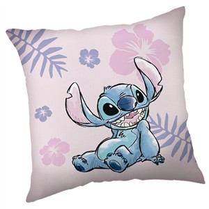Polštářek Lilo a Stitch Pink 40x40 cm