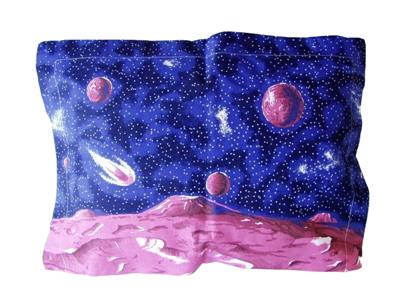 Plněný polštářek Vesmír 45x60 cm