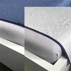 Přehoz Ultra šála 250x85 cm modrá/světle šedá II.jakost