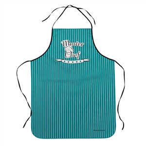 Kuchyňská zástěra Master Chef tyrkysová