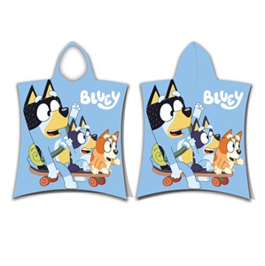 Plážová osuška pončo Bluey Skate