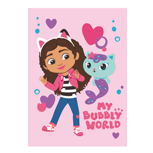 Dětská fleecová deka Gabbys Dollhouse Bubbly World