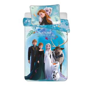 Disney povlečení do postýlky Frozen Blue 03 baby