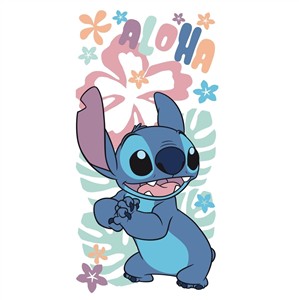Osuška Lilo a Stitch Hawaiian Harmony 70x140 cm