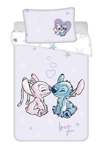 Povlečení Lilo a Stitch Heart 140x200, 70x90 cm