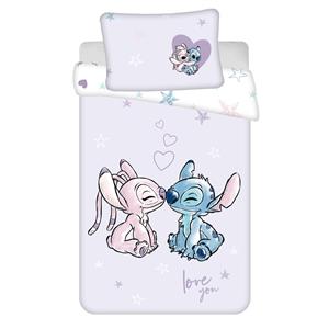 Povlečení do postýlky Lilo and Stitch Purple baby