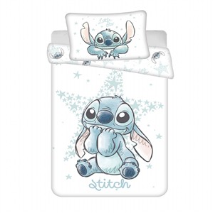 Povlečení do postýlky Lilo and Stitch White Star baby