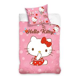Povlečení bavlna do postýlky Hello Kitty Malá Mlsalka