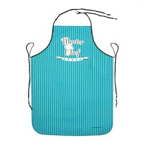 Kuchyňská zástěra Master Chef tyrkysová