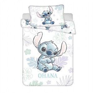 Povlečení do postýlky Lilo and Stitch Ohana White baby