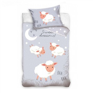 Povlečení bavlna do postýlky Ovečky Sweet Dreams