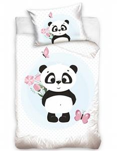 Povlečení bavlna do postýlky Roztomilá Panda
