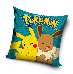 Povlak na polštářek Pokémon Pikachu a Eevee