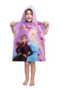 Plážová osuška pončo Frozen 2 Leaves