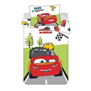 Povlečení do postýlky Cars Champion baby