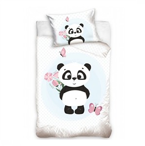 Povlečení bavlna do postýlky Roztomilá Panda
