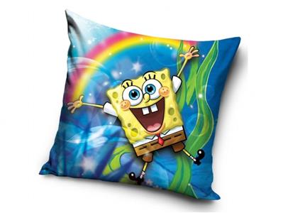 Povlak na polštářek Sponge Bob a Duha